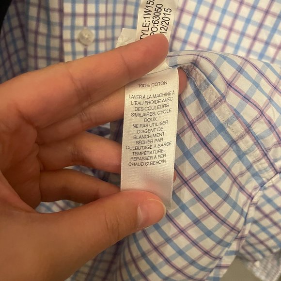 Men's Vineyard Vines Striped Slim Fit Tucker Shirt 100% Cotton - Picture 6 of 8